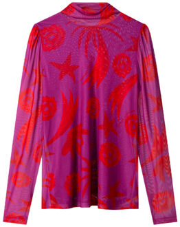 POM Amsterdam Top lange mouw sp9376 Roze - 36