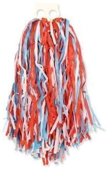 Pom Pom rood/wit/blauw Multikleur - Print
