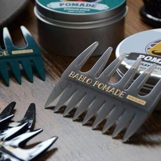 Pomade Mesh Comb Red - 1 pc