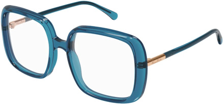 Pomellato Blauwe Ss23 Dames Optische Brillen Pomellato , Blue , Dames - 53 MM