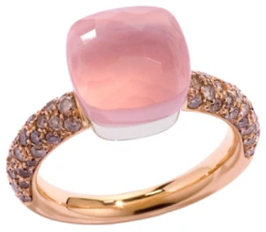 Pomellato Klassieke Nudo Ring Pomellato , Pink , Dames - 56 MM