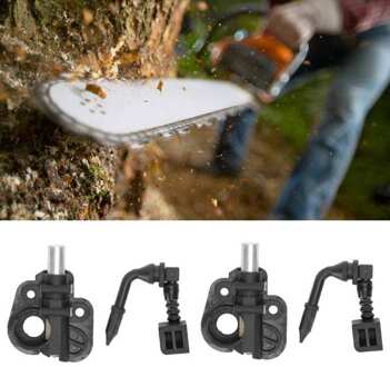 Pompen 2 Set Oliepomp Fit Voor Partner 350 351 352 370 371 390 Kettingzaag Tool Onderdelen Waterpomp
