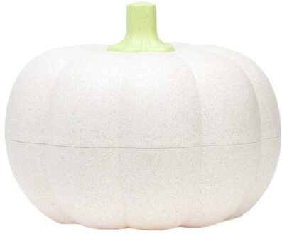 Pompoen Snoep Doos Dubbele Laag Plastic Moer Fruit Snack Platen Met Deksels Stofdicht Ronde Voedsel Container Platen Fruteros De Cocina grijs