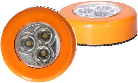 Pompoen verlichting - 2x - led - 6,6 cm - 4 kleuren - pompoen lampje -?pompoenlichtje -?Halloween