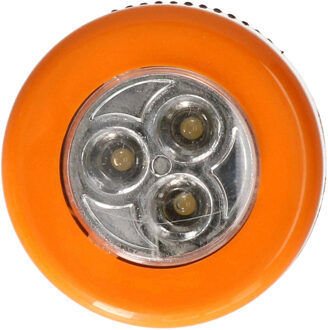 Pompoen verlichting - led - 6,6 cm - oranje - pompoen lampje -?pompoenlichtje -?Halloween