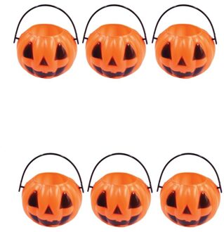 Pompoenen Keteltjes (6st) Zwart, Oranje