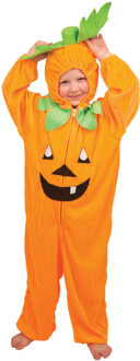 Pompoenpak kind pluche Oranje