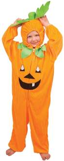 Pompoenpak kind pluche Oranje