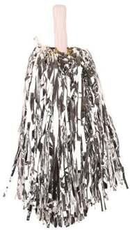 Pompom zilver stick Zilver - Grijs