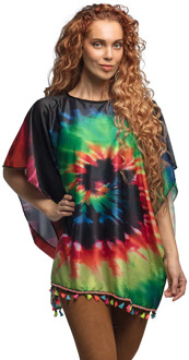 Poncho Heaven 70's Multikleur - Print