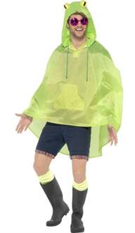 "Poncho kikker voor volwassenen - Verkleedkleding - One size"