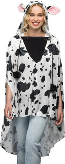 Poncho Koeienprint Volwassenen Multikleur - Print