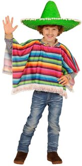 Poncho meerkleurig kind Multikleur - Print