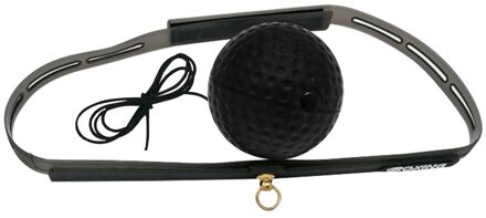 Ponsen Snelheid Bal Training Reactie Met Hoofdband Boksen Rubberen Bal Set Voor Effectieve Werken-Out Accessoires zacht bal-zwart
