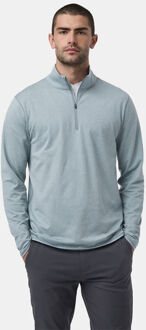 Ponto 1/2 Zip Mock Neck Blauw - L