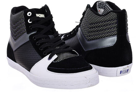 Pony GI sneaker in urban stijl met ademende stof ML101BSJ voor dames Zwart - EU 40.5 / UK 7