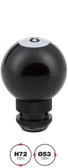 Pookknop 8-Ball - Zwart