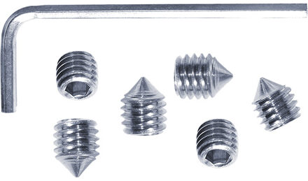 Pookknop montageset - Universeel - 6 Schroefjes