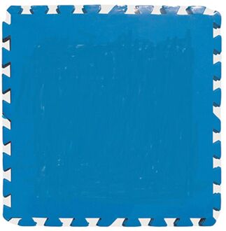 Pool Improve Zwembadbodembeschermer 8 st 50x50 cm blauw