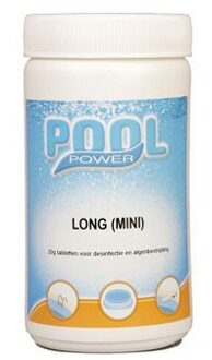 Pool Power Long Mini Zwembad chloortabletten - 1 kg - 20 gram tabletten - langzaam oplossend
