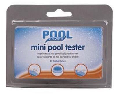 Pool Power mini test tabletten 40 stuks - Zwembadreinigingsmiddelen