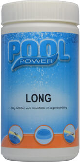 Pool Power Zwembad desinfectie tabletten langzaam oplossend 200 grams 1 kg - Zwembadreinigingsmiddelen