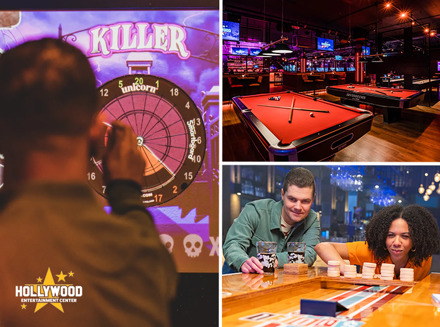 Poolbiljart, Fun Darts en Sjoelen bij Hollywood Entertainment Center