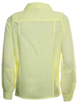 Poools Blouse 313228-lemon - maat 42 Geel