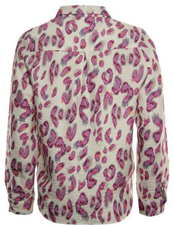 Poools Blouse 413189 crocus hea - maat 44 Veelkleurig