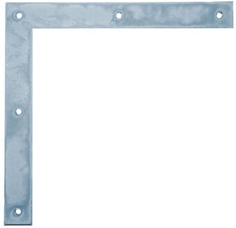 Poorthoek Galvanisch Blauw 250x250x30mm