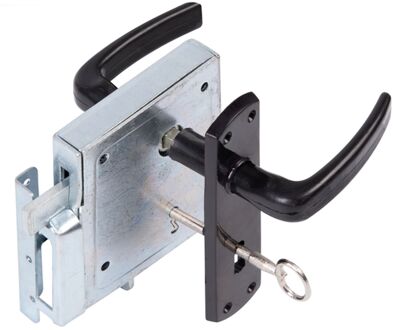 Poortslot + Heffende Schoot Links En Rechts Bruikbaar 118x100mm