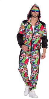 Pop-Art Trainingspak Kyle Multikleur - Print