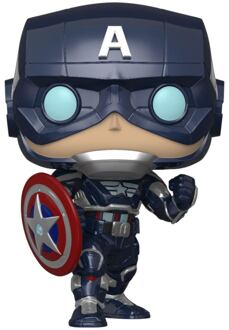 Pop! Avengers Game - Stark Tech Suit Captain America 9 Cm
