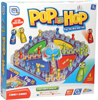 Pop en Hop - Ludo variant - bordspel voor kinderen | Grafix