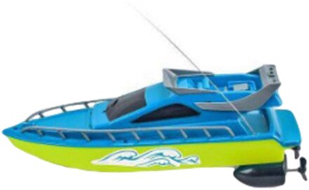 Pop Fidget Figet Speelgoed Rc Boten Plastic Elektrische Afstandsbediening Speedboot Twin Motor Kid Chirdren Speelgoed blauw