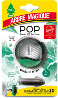 POP Green Mint autoparfum - Auto luchtverfrisser Green Mint - Autoparfum Green mint - Lekker luchtje in de auto - Green mint Geurtje - Compact geurtje -Parfum - Airco - Auto - Fris - Verfrissend - Auto Geurverfrisser - Auto geurtje