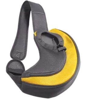 Pop Huisdier Enkele Schoudertas Draagbare Hand Draagtas Hond Rugzak Kat En Honden Accessoires Truelove Borst Zak L geel