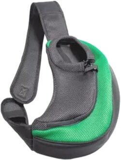 Pop Huisdier Enkele Schoudertas Draagbare Hand Draagtas Hond Rugzak Kat En Honden Accessoires Truelove Borst Zak L groen