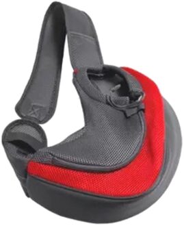 Pop Huisdier Enkele Schoudertas Draagbare Hand Draagtas Hond Rugzak Kat En Honden Accessoires Truelove Borst Zak L rood