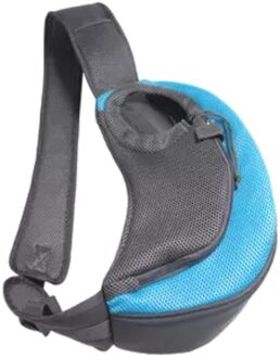 Pop Huisdier Enkele Schoudertas Draagbare Hand Draagtas Hond Rugzak Kat En Honden Accessoires Truelove Borst Zak S blauw