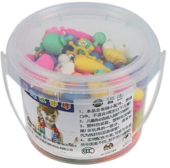 Pop Kralen Set Kids Handwerk Diy Creatieve Kleurrijke Diverse Vormen Meisjes Speelgoed Handleiding Kettingen Maken 1050Pcs 165stk met doos