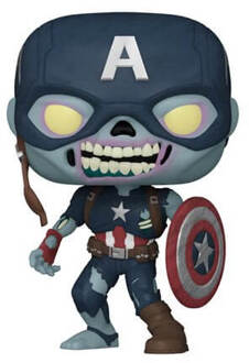 Pop Marvel: What if - Zombie Captain America - Funko Pop #941