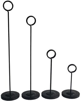 Pop Metalen Stand Prijskaartje Papier Signage Label Card Display Clips Houders In Zwart Voor Winkels Promoties 10Pcs L 5cm