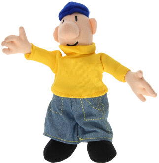 Pop pluche Buurman en Buurman: geel 25 cm