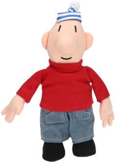 Pop pluche Buurman en Buurman: rood 25 cm
