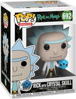 Pop Rick and Morty Rick with Crystal Skull Vinyl Figure