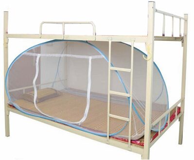 Pop Up Camping Tent Bed Luifel Klamboe Queen King Size Netting Beddengoed