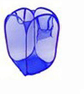 Pop Up Meerdere Kleur Kleren Wassen Wasmand Bag Opvouwbare Mesh Opslag Speelgoed Container Organisatie Opslag Huishouden E koninklijk blauw