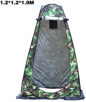 Pop Up Pod Outdoor Camping Tent Kleedkamer Privacy Tent Draagbare Douche Tent Uv Functie Dressing Tent Wc Regen Onderdak 1.2x1.2x1.9m