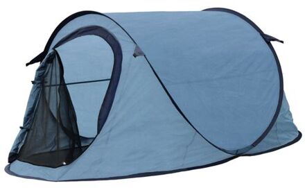 Pop-Up Tent - 1 Persoons - Blauw - 220x120x95cm - Kamperen